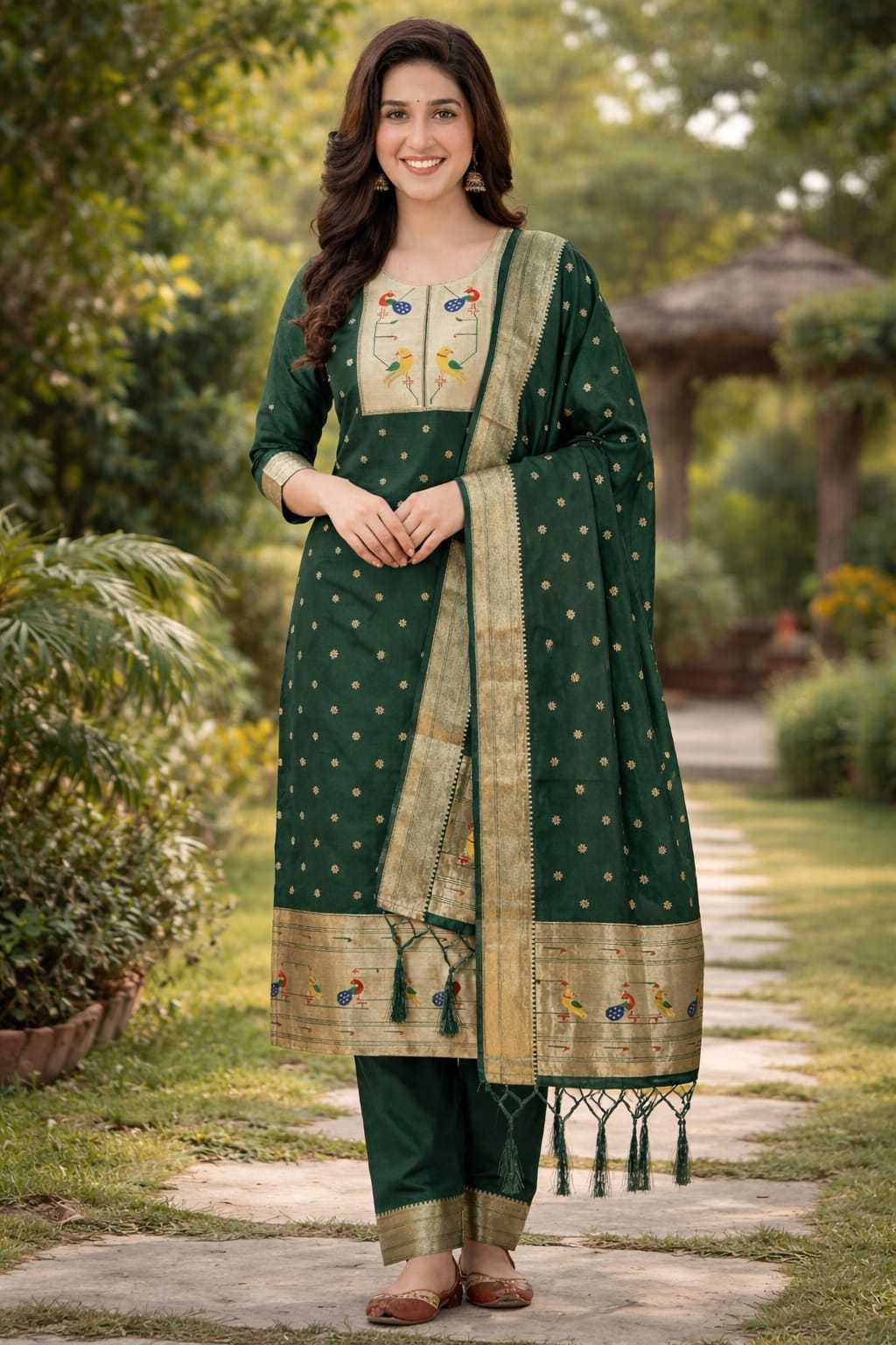 YNF Wholesale Soft Silk Ladies Silk Suit  | Surat Manufacturer