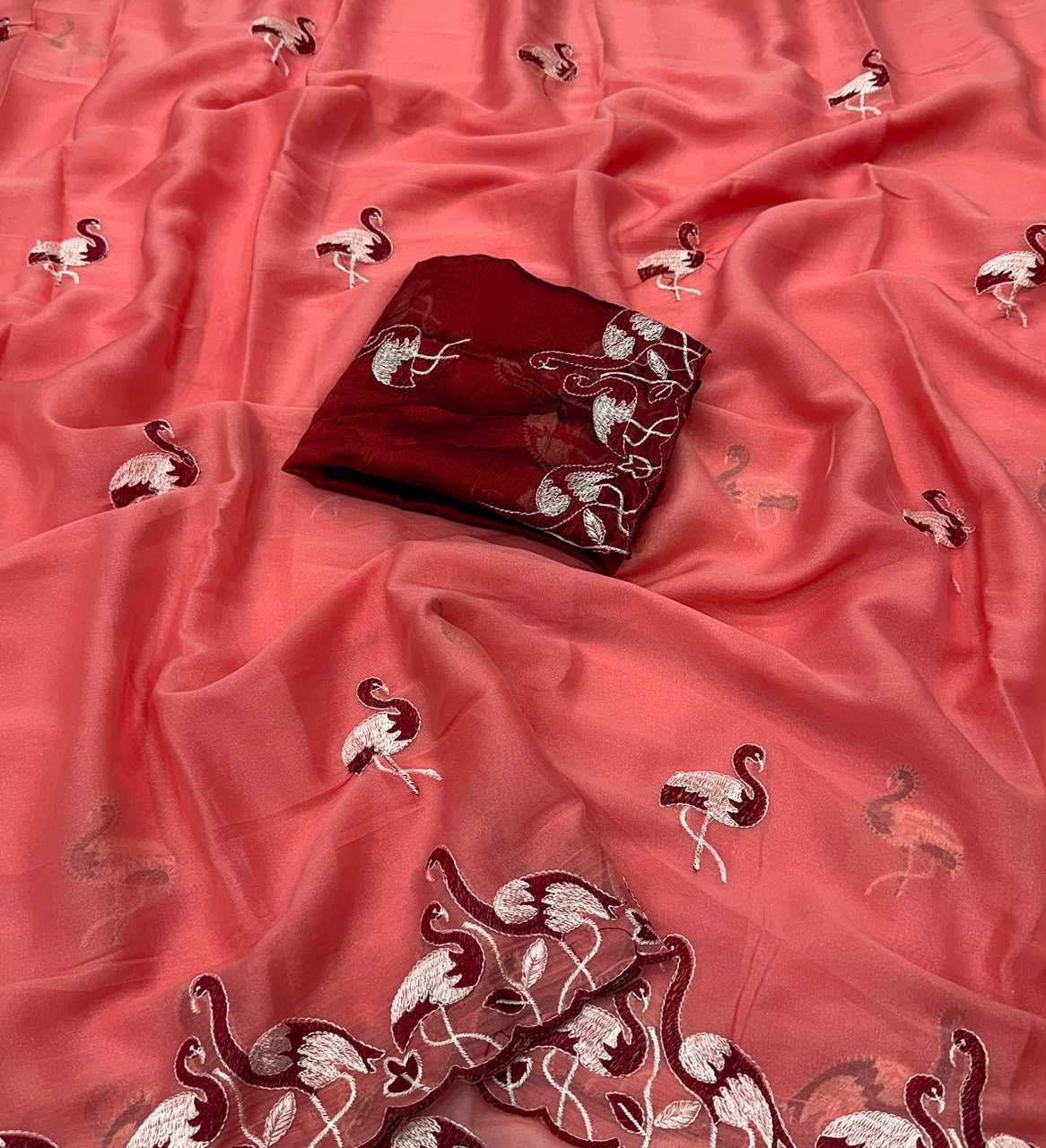 YNF Wholesale Georgette Designer Sarees  | Surat Manufacturer