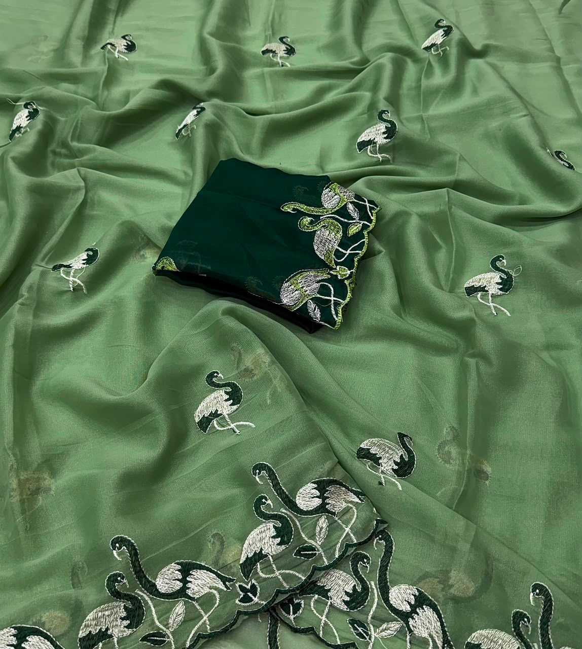 YNF Wholesale Georgette Designer Sarees  | Surat Manufacturer