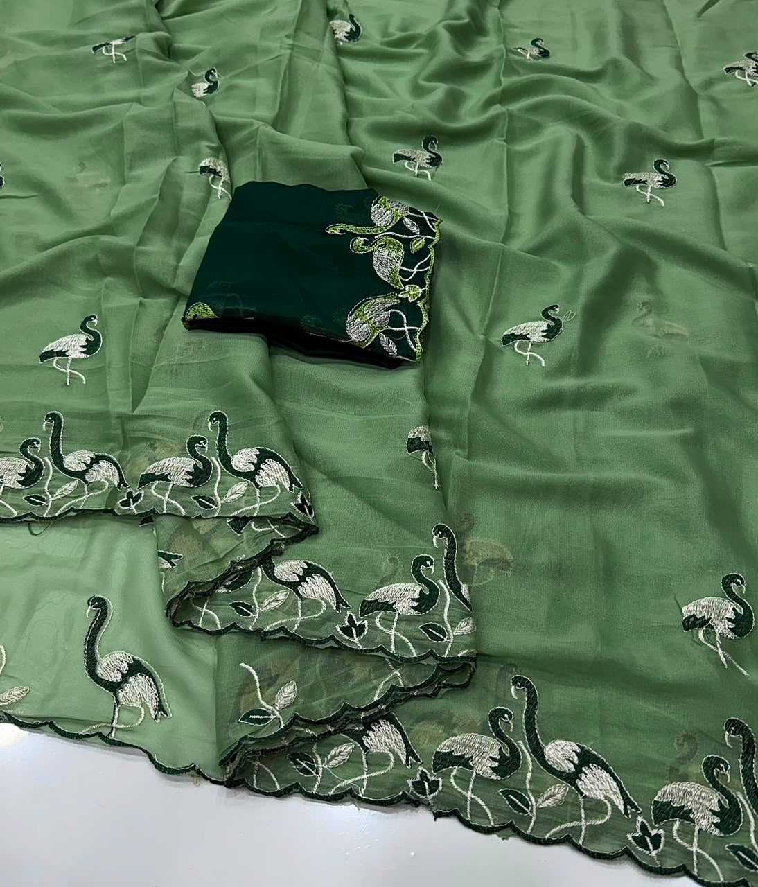 YNF Wholesale Georgette Designer Sarees  | Surat Manufacturer