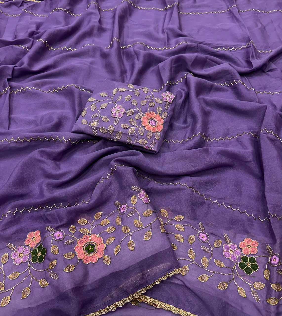 YNF Wholesale Georgette Party Wear Sarees  | Surat Manufacturer