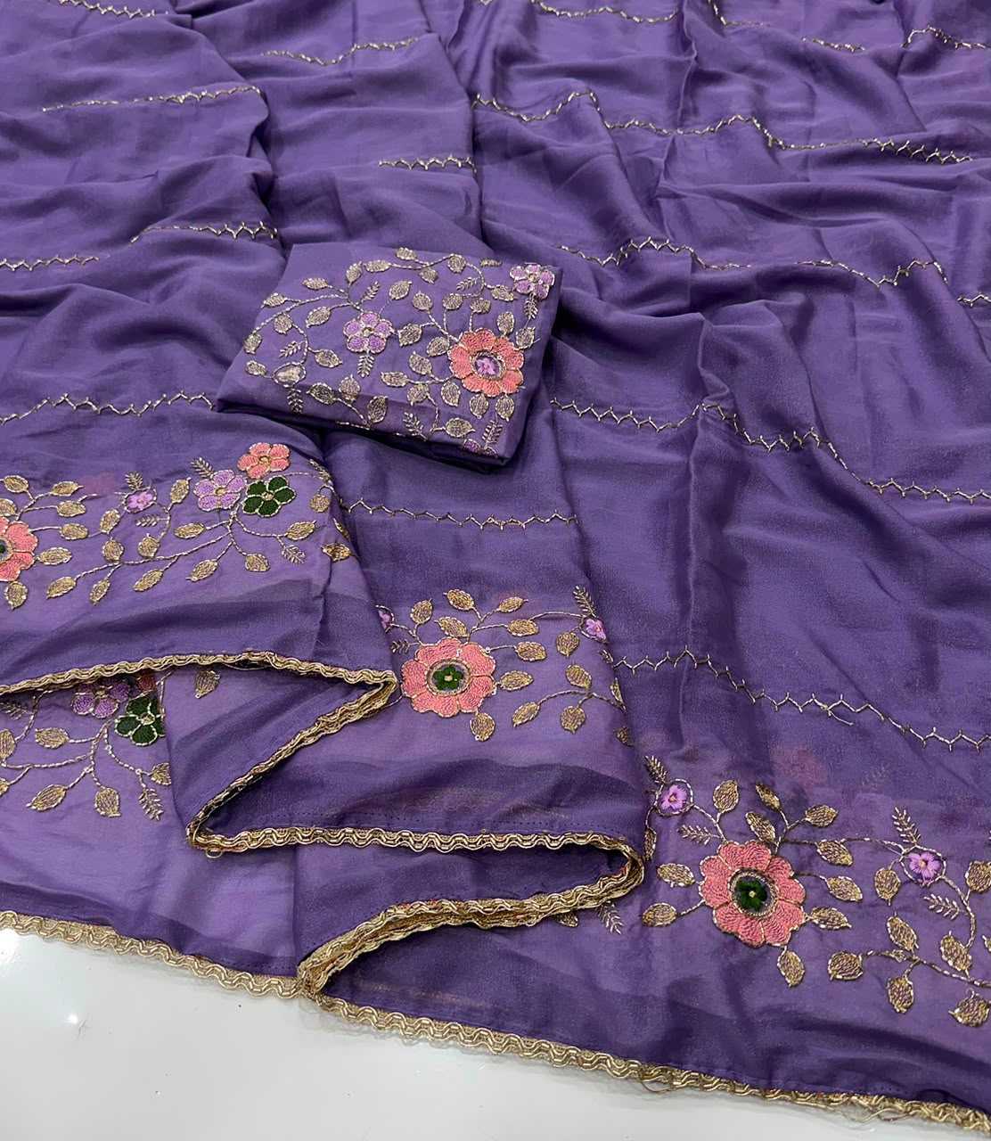 YNF Wholesale Georgette Party Wear Sarees  | Surat Manufacturer