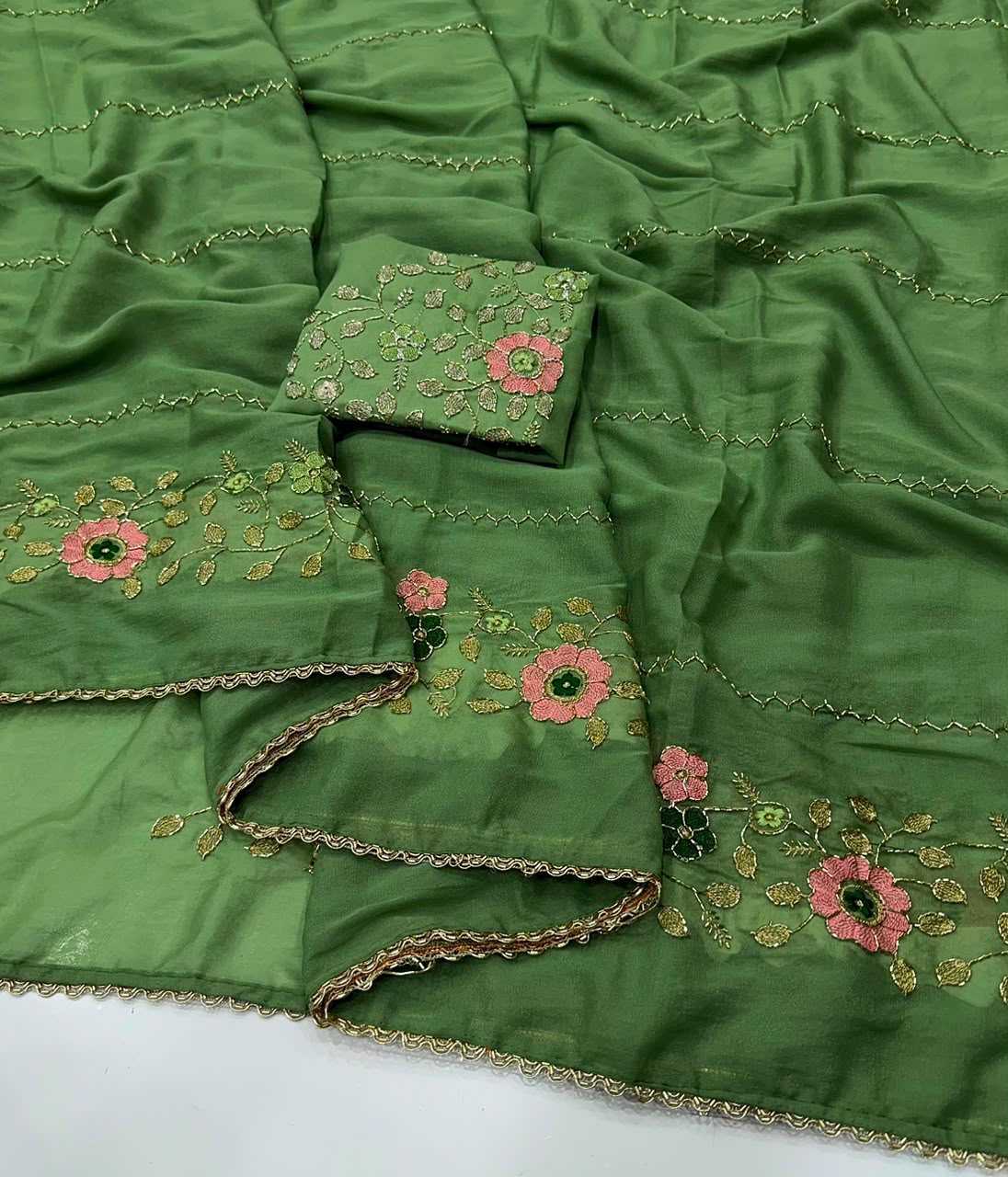 YNF Wholesale Georgette Party Wear Sarees  | Surat Manufacturer