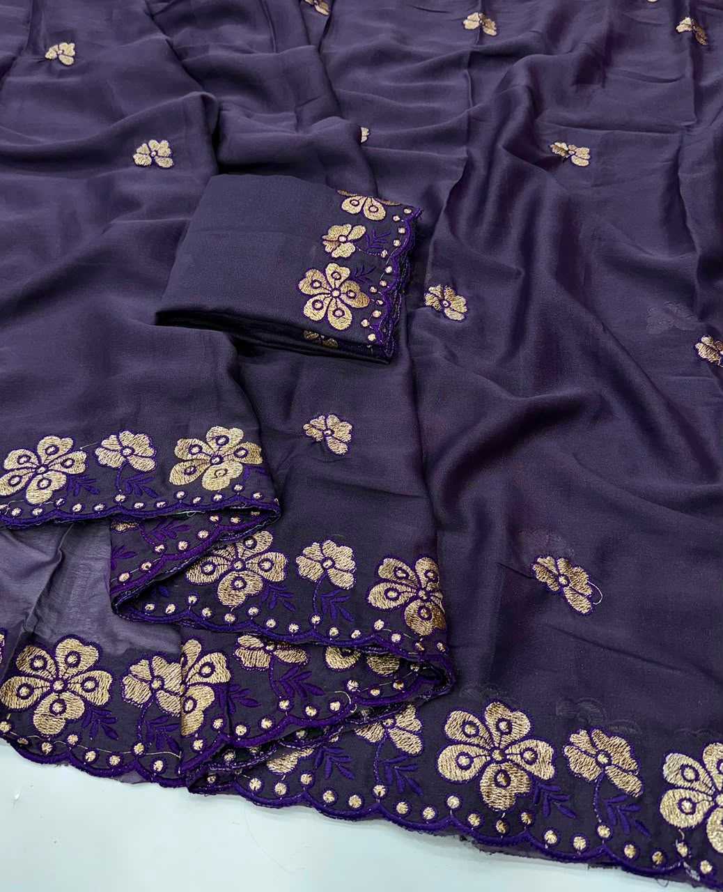 YNF Wholesale Georgette Party Wear Sarees  | Surat Manufacturer