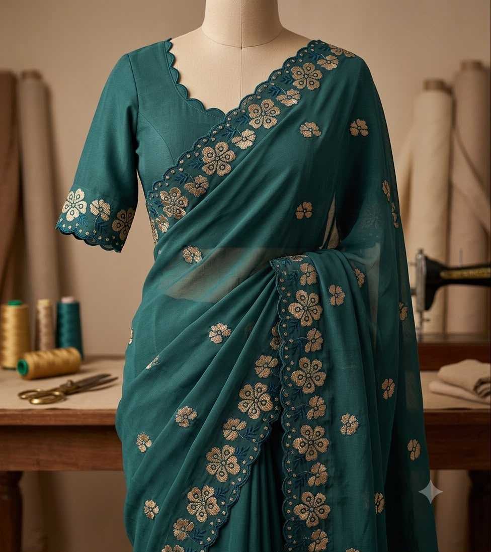 YNF Wholesale Georgette Party Wear Sarees  | Surat Manufacturer