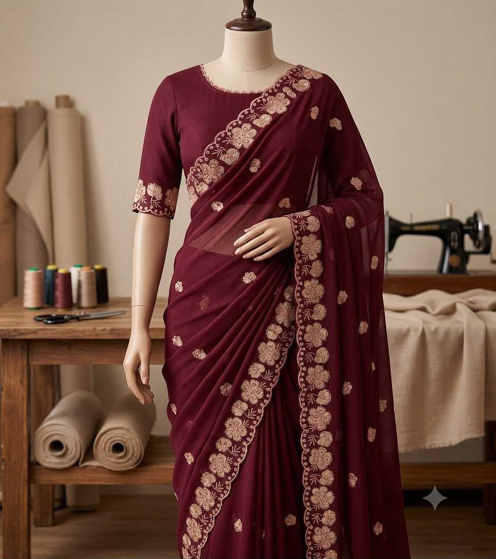 YNF Wholesale Georgette Party Wear Sarees  | Surat Manufacturer
