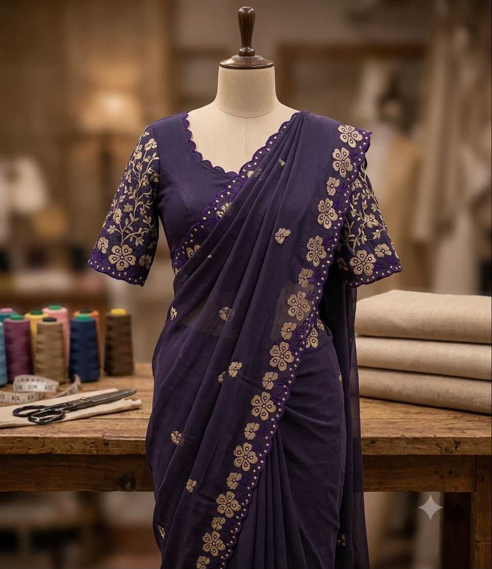 YNF Wholesale Georgette Party Wear Sarees  | Surat Manufacturer