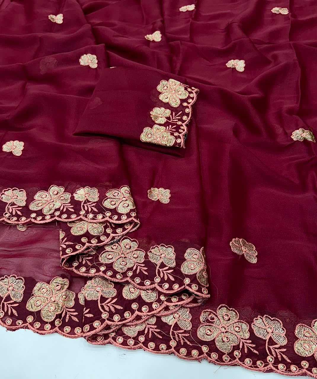 YNF Wholesale Georgette Party Wear Sarees  | Surat Manufacturer