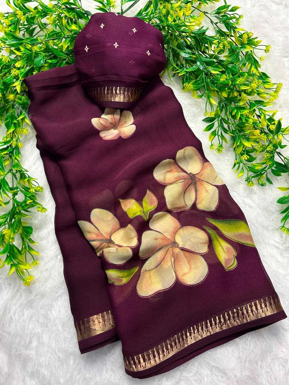 YNF Wholesale Dull Moss Designer Sarees  | Surat Manufacturer