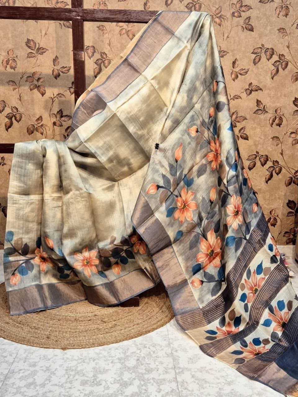 YNF Wholesale Tussar Silk Soft Silk Sarees  | Surat Manufacturer