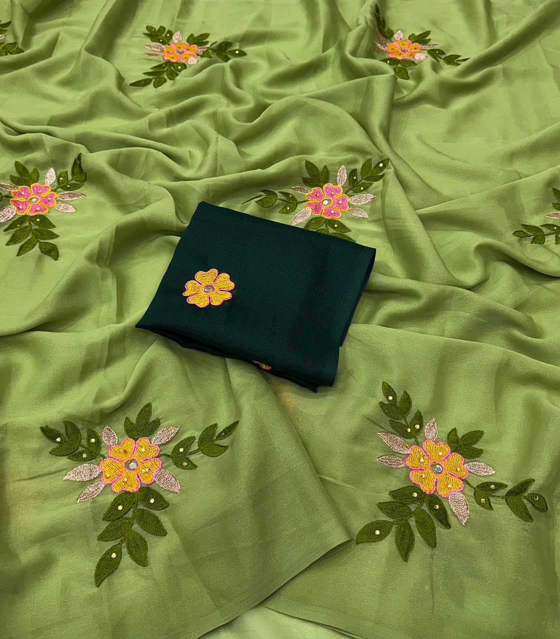 YNF Wholesale Georgette Designer Sarees  | Surat Manufacturer