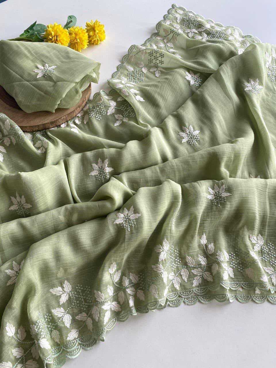 YNF Wholesale Georgette Designer Sarees  | Surat Manufacturer