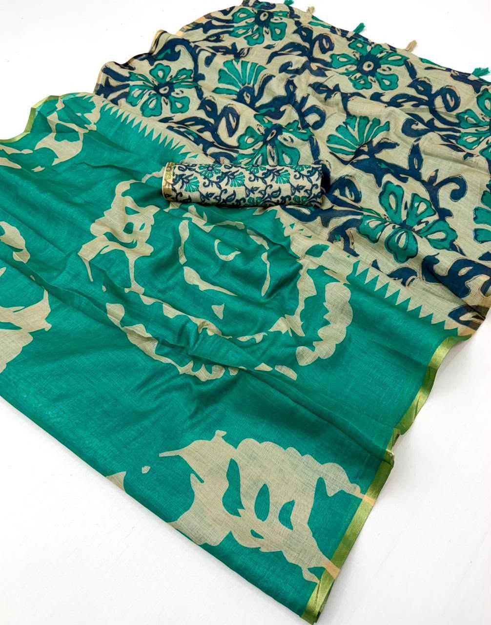 YNF Wholesale Cotton Kalamkari Sarees  | Surat Manufacturer