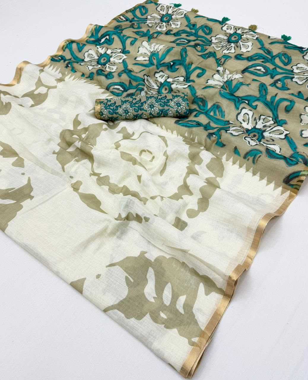 YNF Wholesale Cotton Kalamkari Sarees  | Surat Manufacturer
