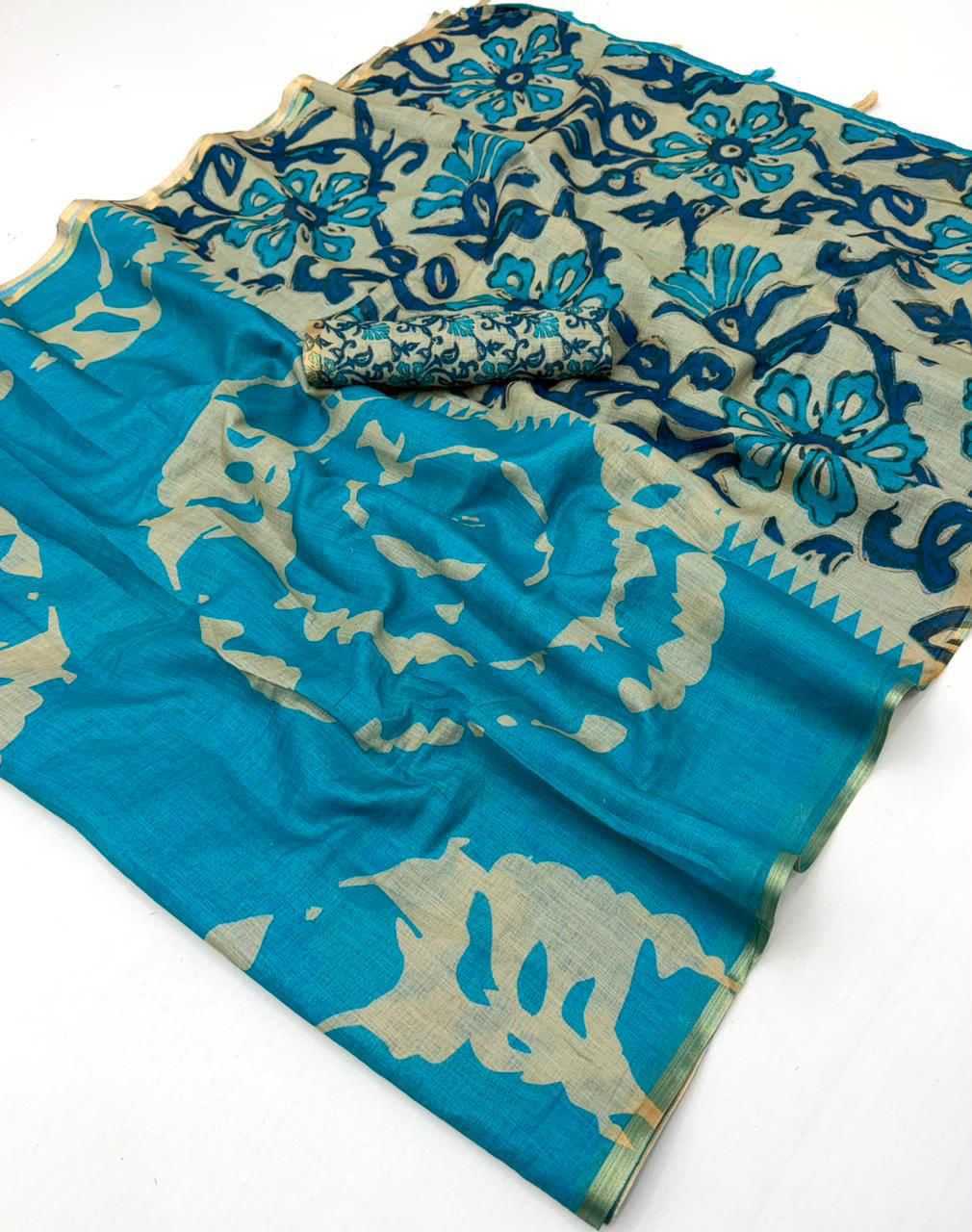 YNF Wholesale Cotton Kalamkari Sarees  | Surat Manufacturer