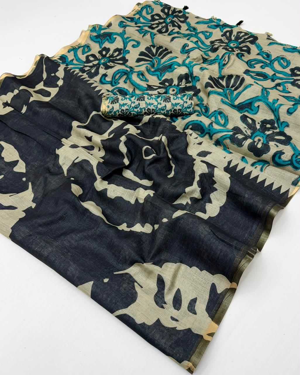 YNF Wholesale Cotton Kalamkari Sarees  | Surat Manufacturer