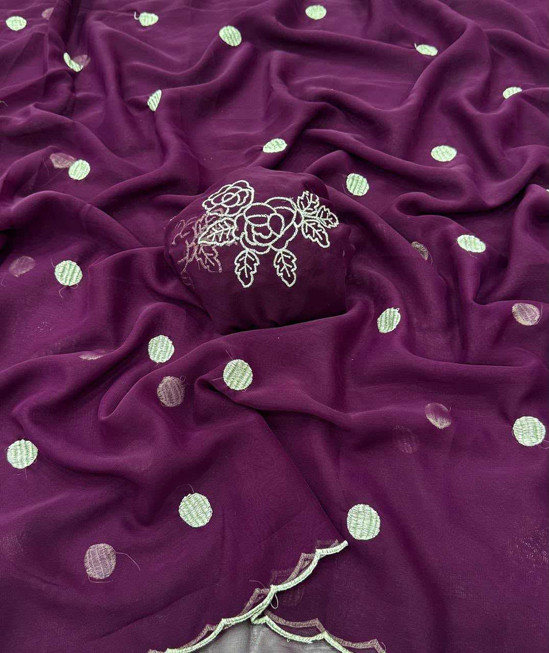 YNF Wholesale Georgette Fancy Sarees  | Surat Manufacturer