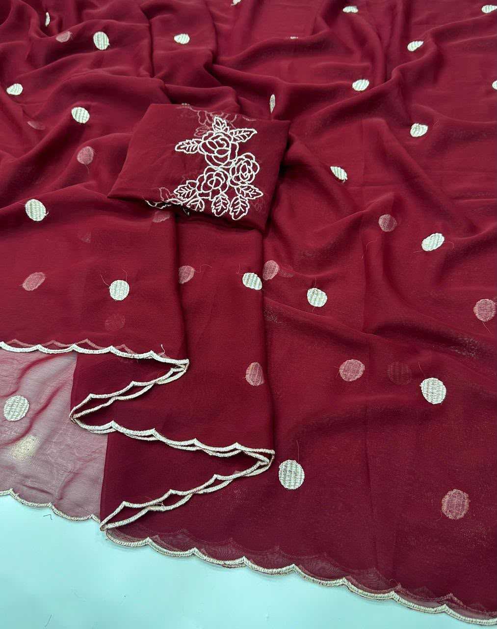 YNF Wholesale Georgette Fancy Sarees  | Surat Manufacturer