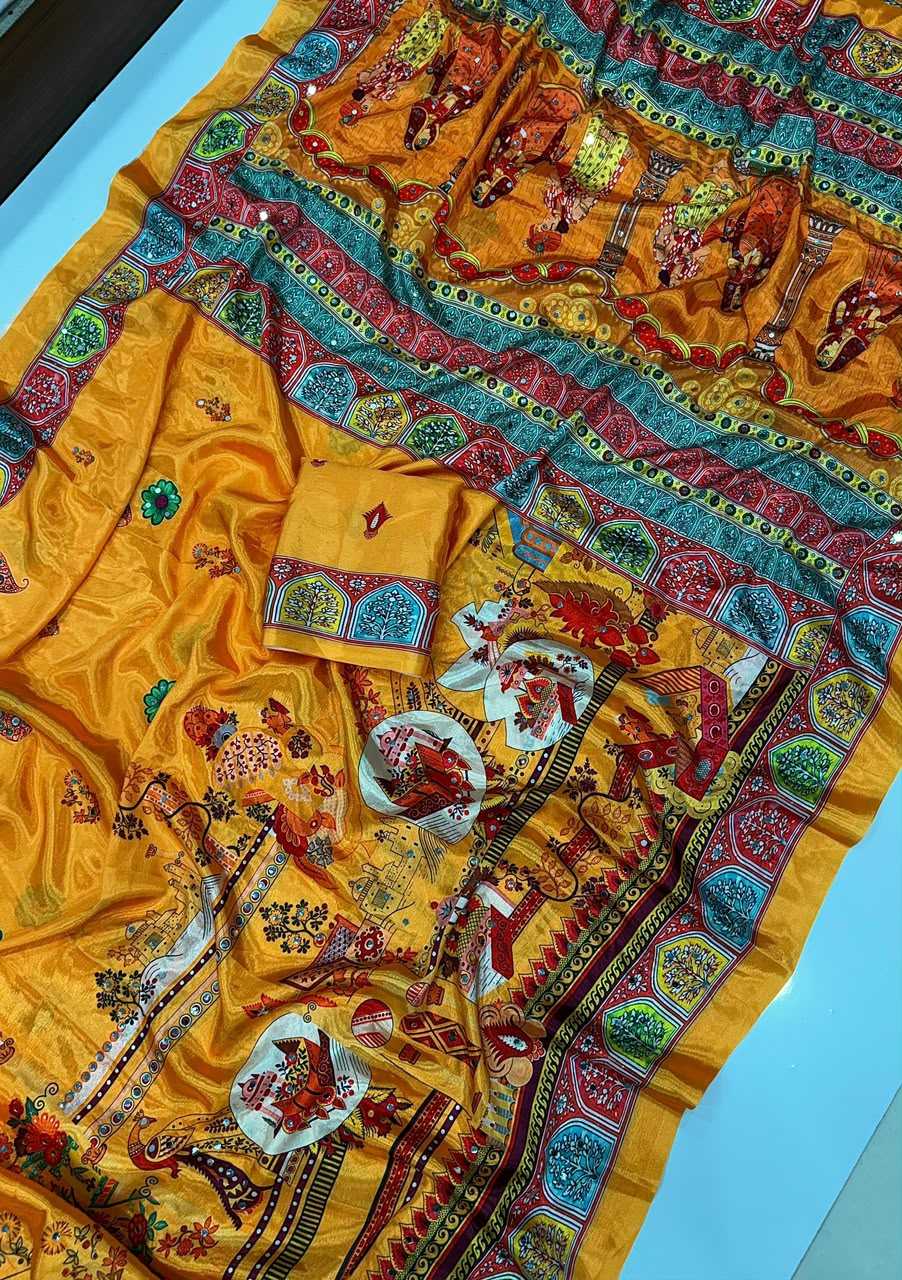 YNF Wholesale Chinon Designer Sarees  | Surat Manufacturer