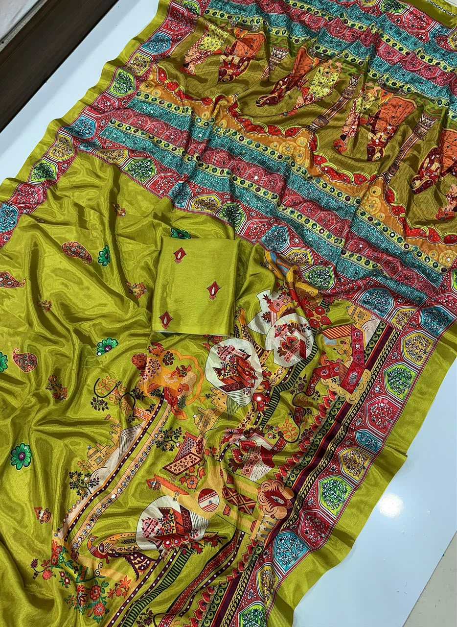 YNF Wholesale Chinon Designer Sarees  | Surat Manufacturer