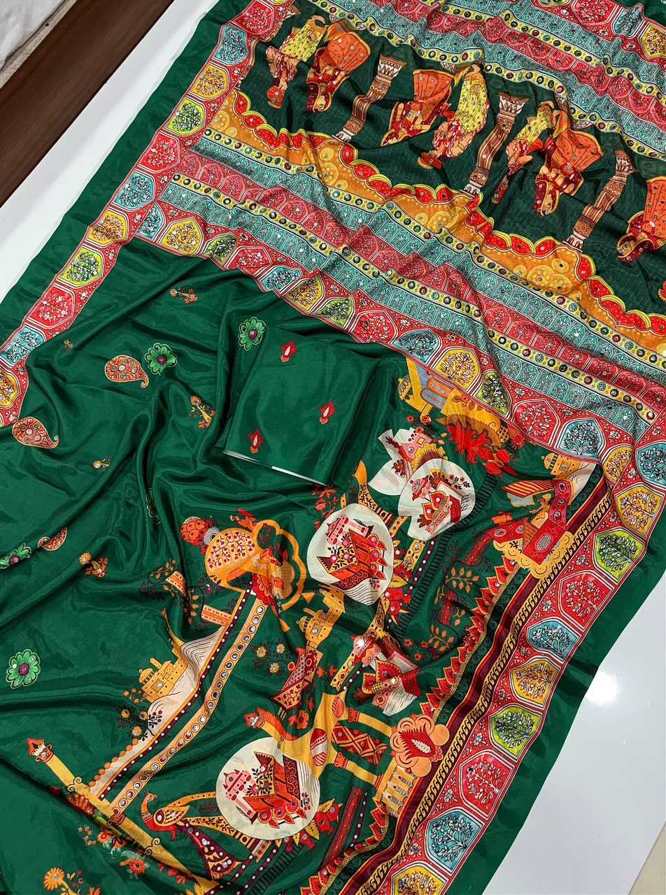 YNF Wholesale Chinon Designer Sarees  | Surat Manufacturer