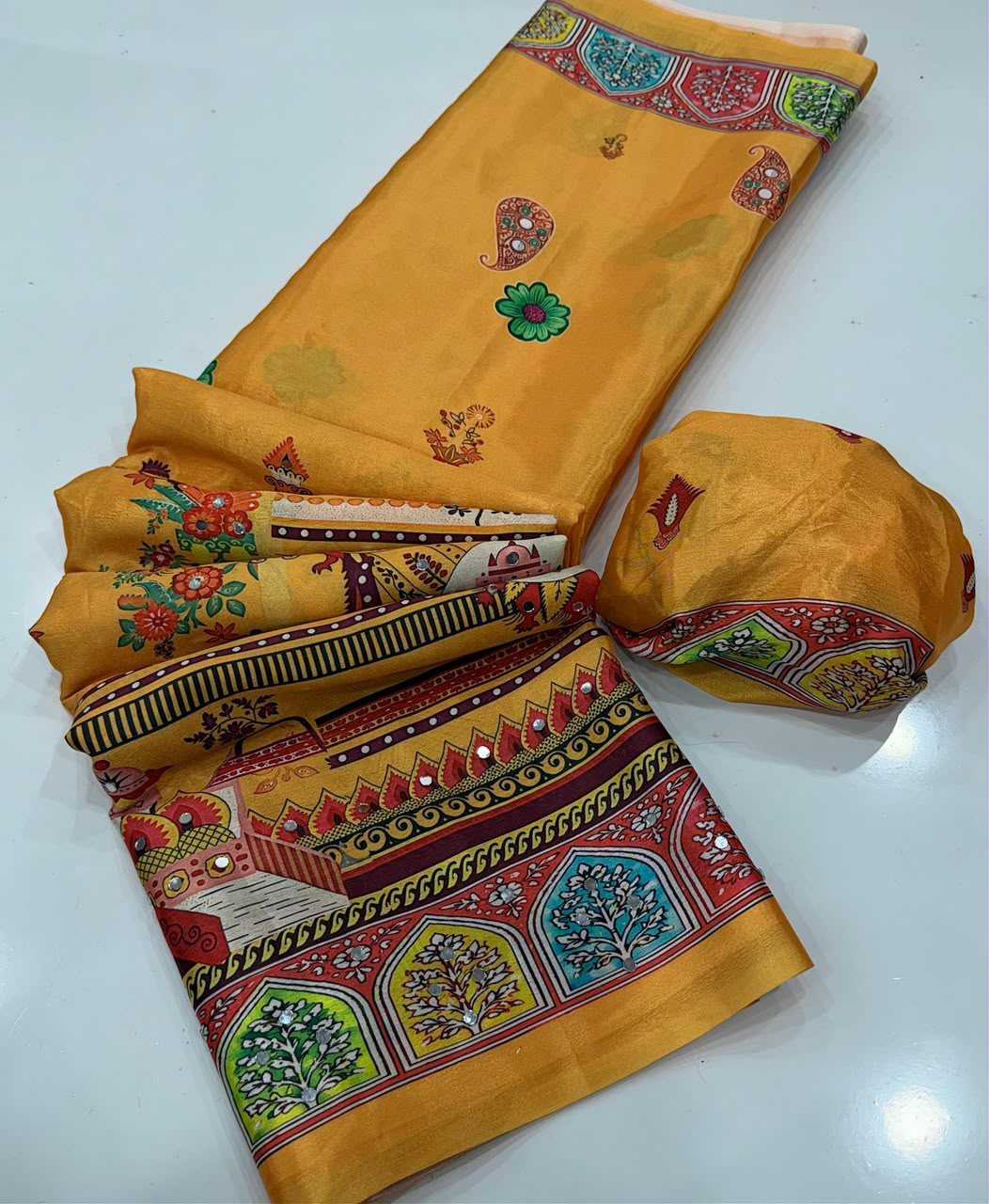 YNF Wholesale Chinon Designer Sarees  | Surat Manufacturer