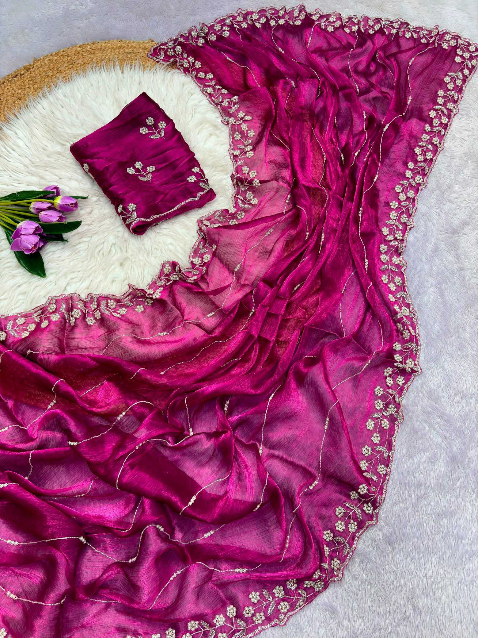 YNF Wholesale Jimmy Choo Jimmy Choo Sarees  | Surat Manufacturer