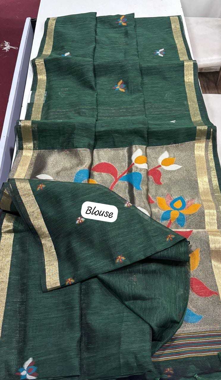 YNF Wholesale Zari Silk Butta Sarees  | Surat Manufacturer