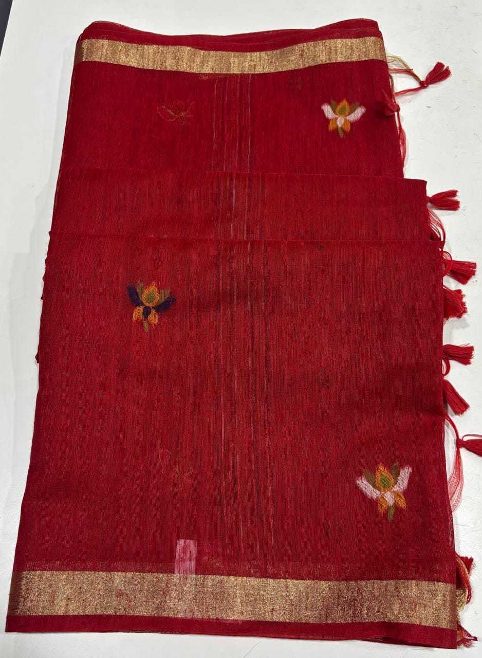 YNF Wholesale Zari Silk Butta Sarees  | Surat Manufacturer