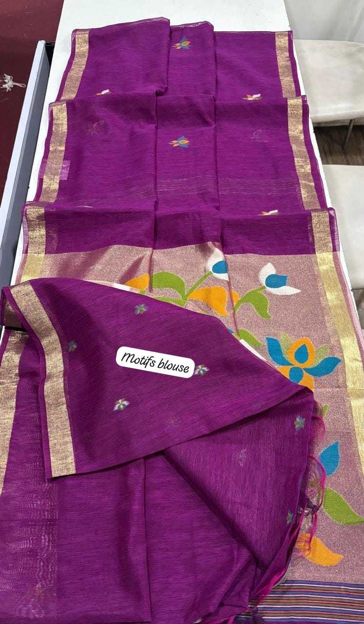 YNF Wholesale Zari Silk Butta Sarees  | Surat Manufacturer
