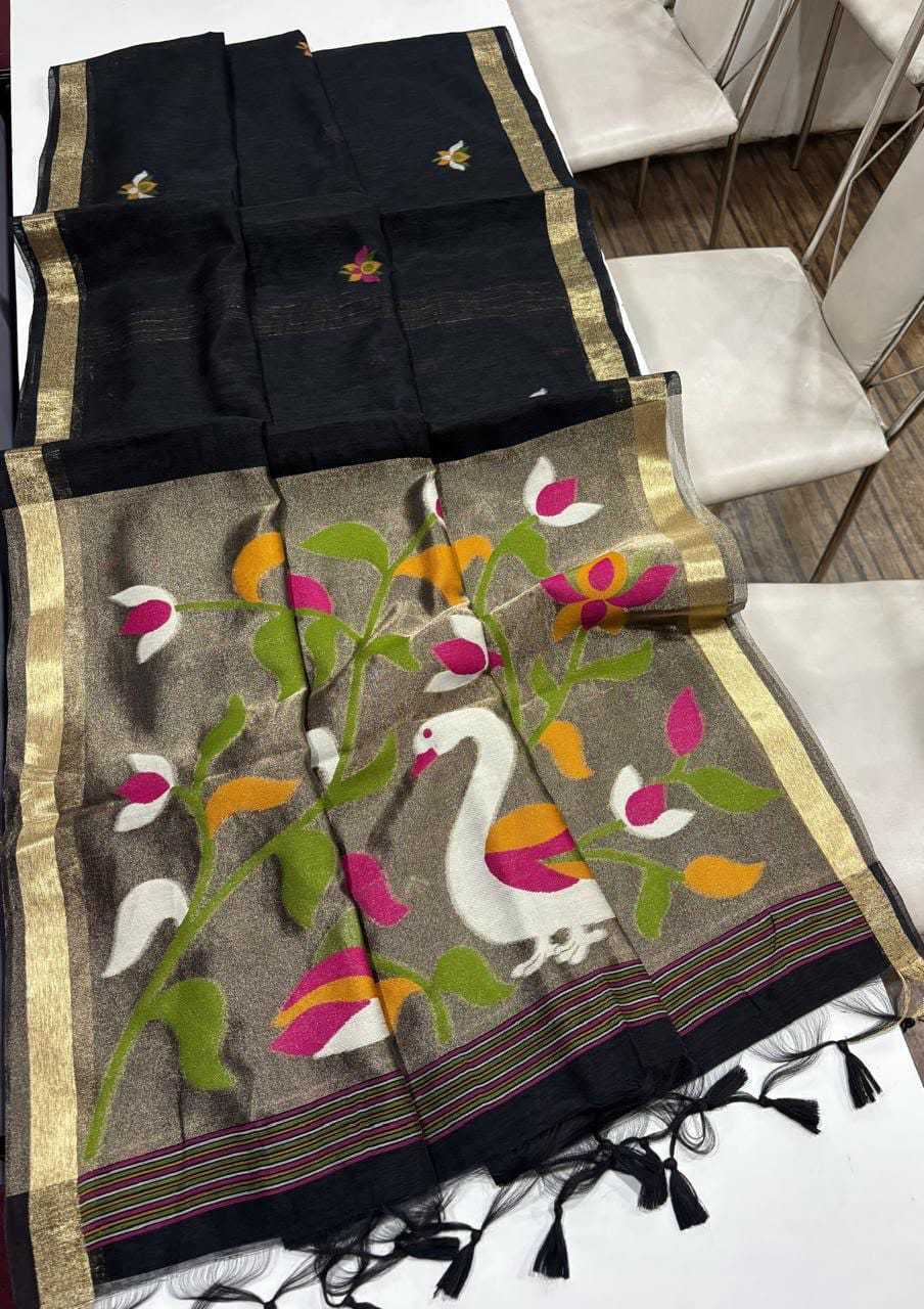 YNF Wholesale Zari Silk Butta Sarees  | Surat Manufacturer
