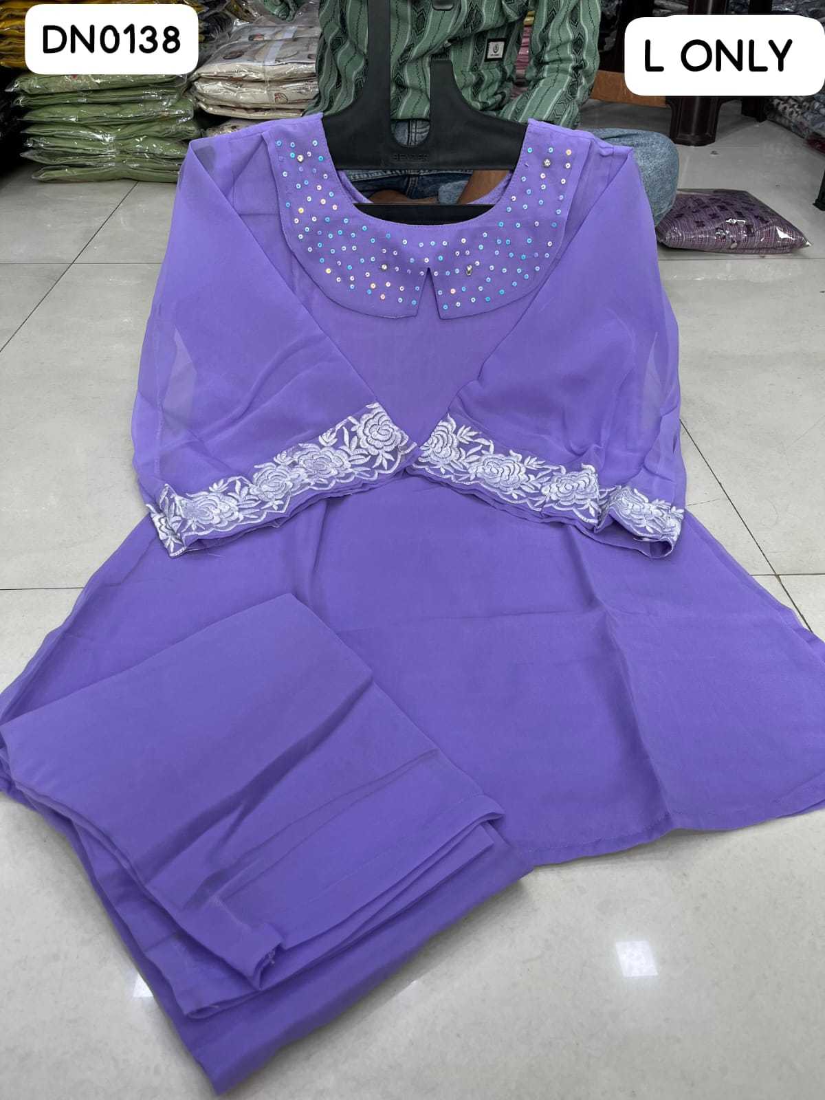 YNF Wholesale Georgette Party Wear Kurtis  | Surat Manufacturer