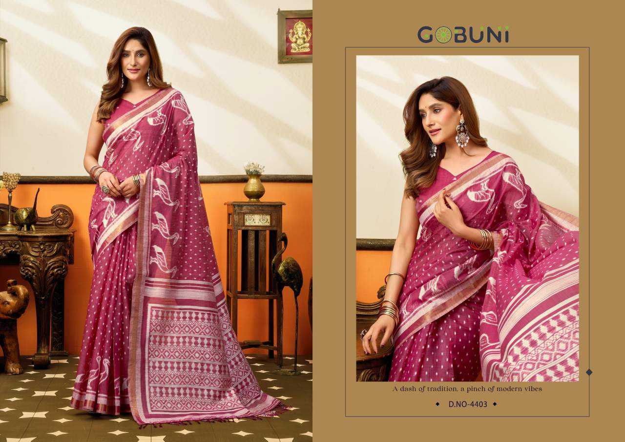 YNF Wholesale Cotton Traditional Sarees KESH722 Gobuni Sangeeta | Surat Manufacturer
