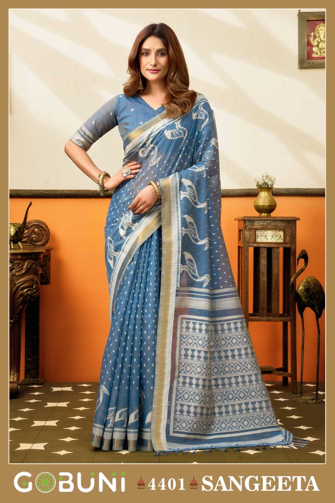 YNF Wholesale Cotton Traditional Sarees KESH722 Gobuni Sangeeta | Surat Manufacturer