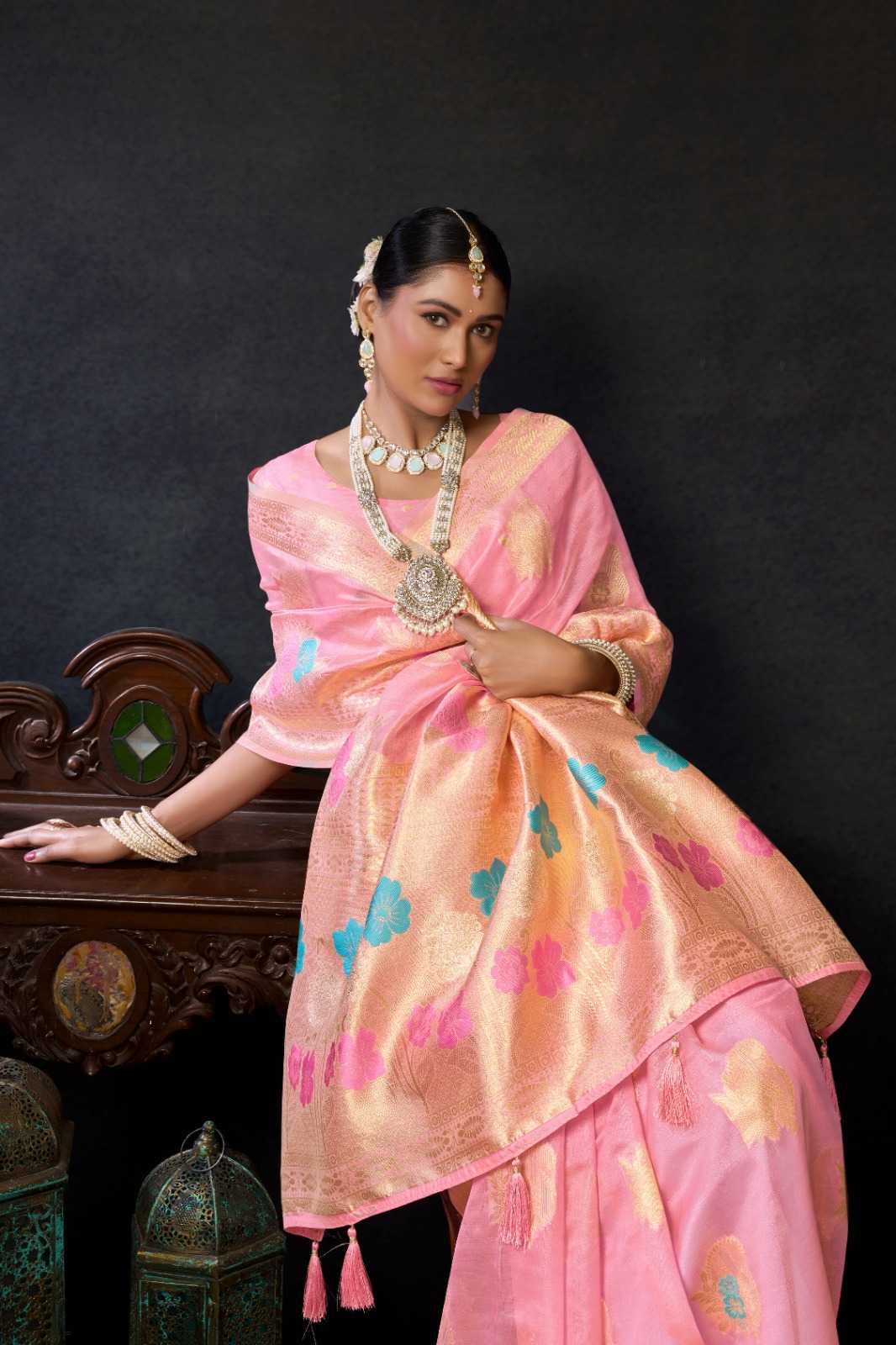 YNF Wholesale Organza Designer Sarees KESH722 Gobuni Sundari Vol 2 | Surat Manufacturer