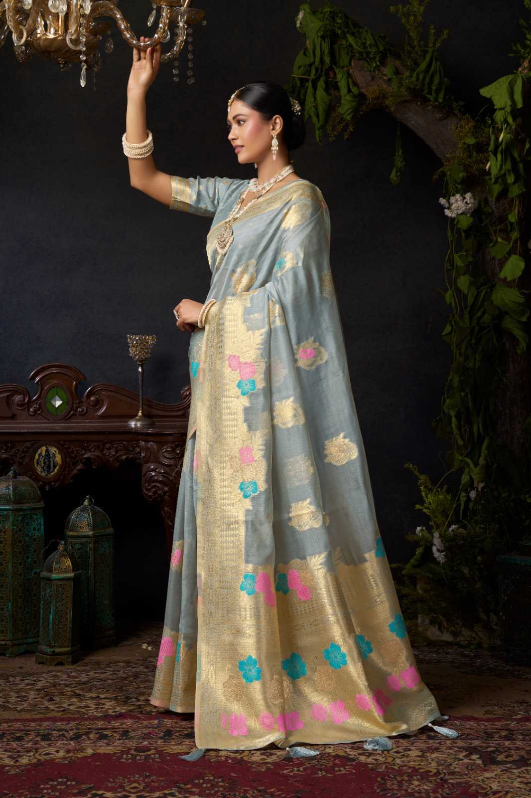 YNF Wholesale Organza Designer Sarees KESH722 Gobuni Sundari Vol 2 | Surat Manufacturer