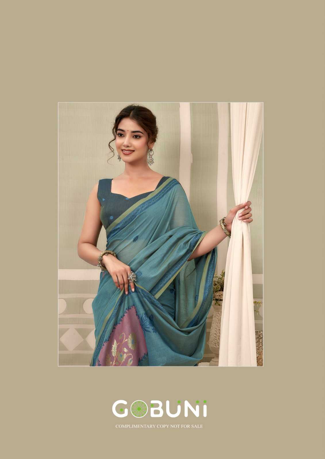 YNF Wholesale Cotton Designer Sarees KESH722 Gobuni Sushma | Surat Manufacturer