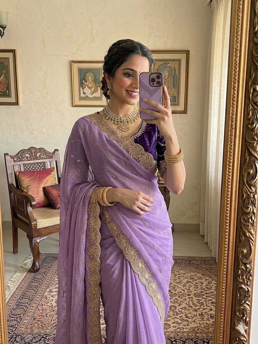 YNF Wholesale Georgette Georgette Sarees KESH727 Aishani | Surat Manufacturer