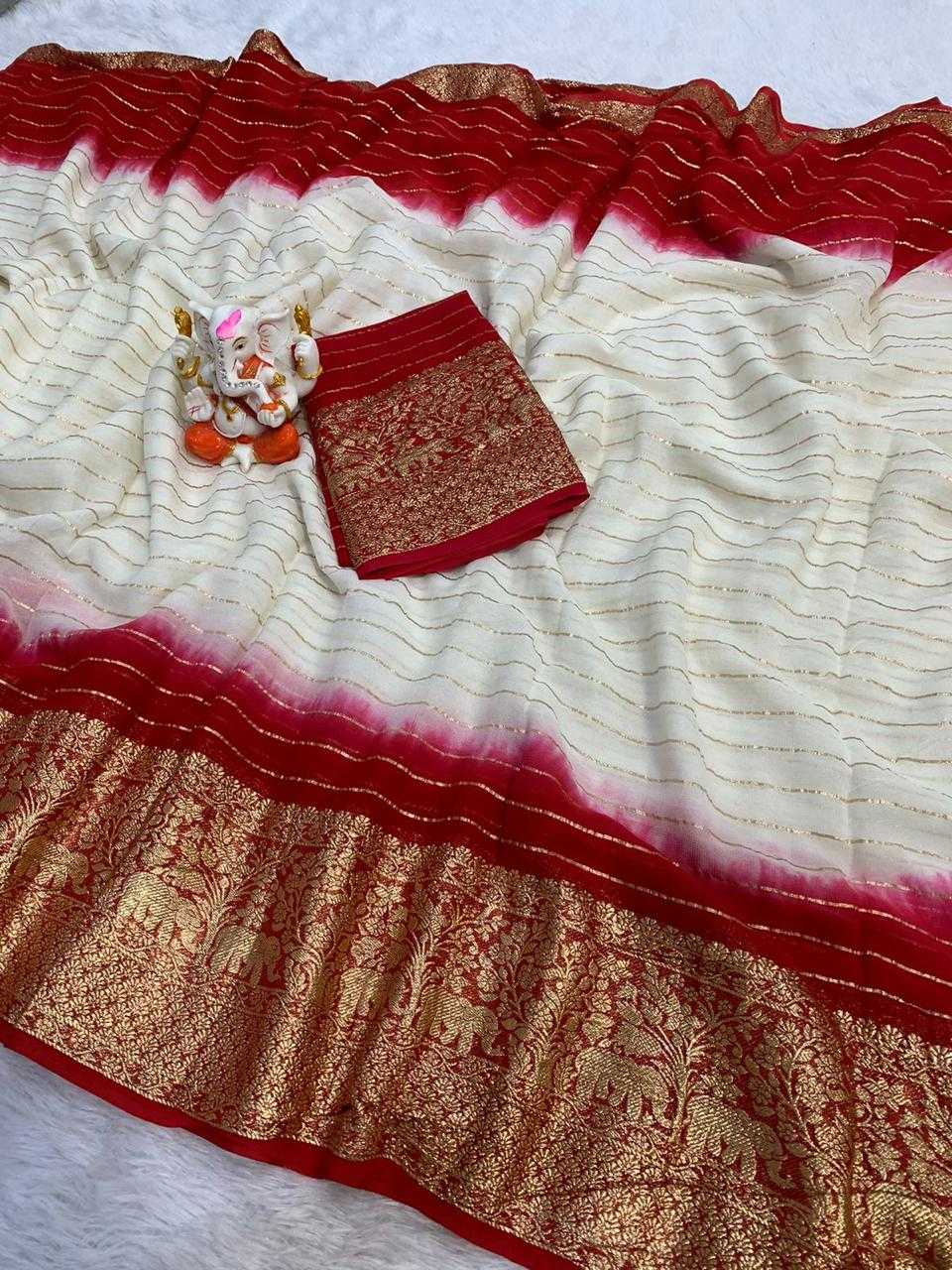 YNF Wholesale Pure Viscos Georgette Sarees  | Surat Manufacturer