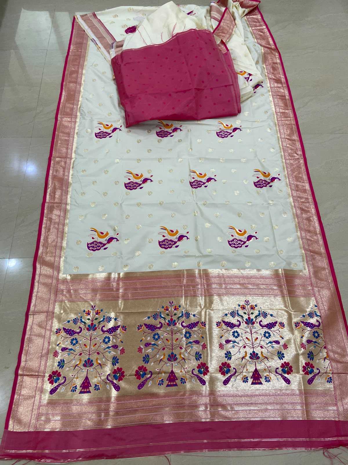 YNF Wholesale Pure Silk Zari Border Silk Sarees  | Surat Manufacturer