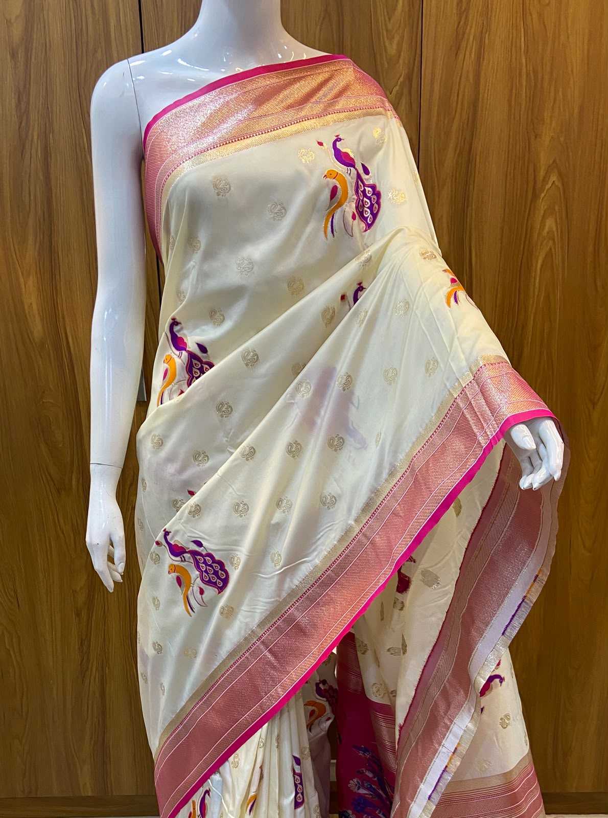 YNF Wholesale Pure Silk Zari Border Silk Sarees  | Surat Manufacturer