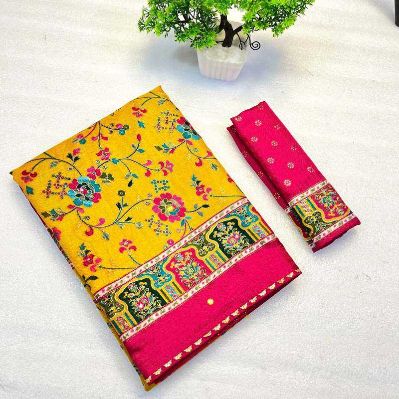 YNF Wholesale Pashmina Soft Silk Sarees  | Surat Manufacturer