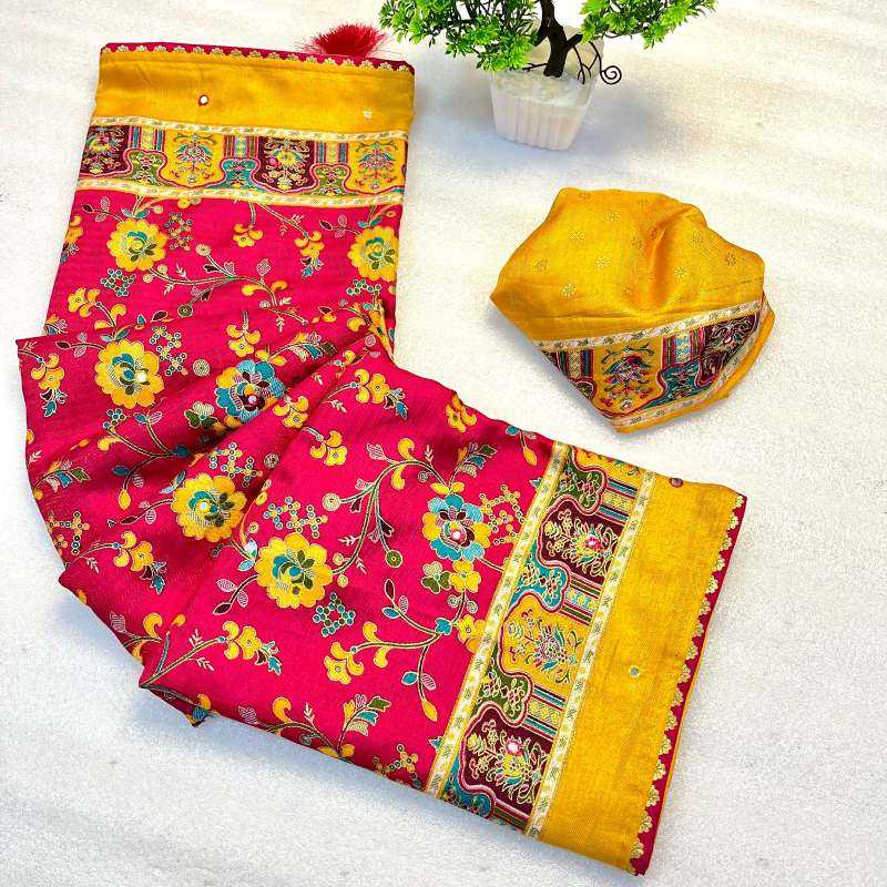 YNF Wholesale Pashmina Soft Silk Sarees  | Surat Manufacturer