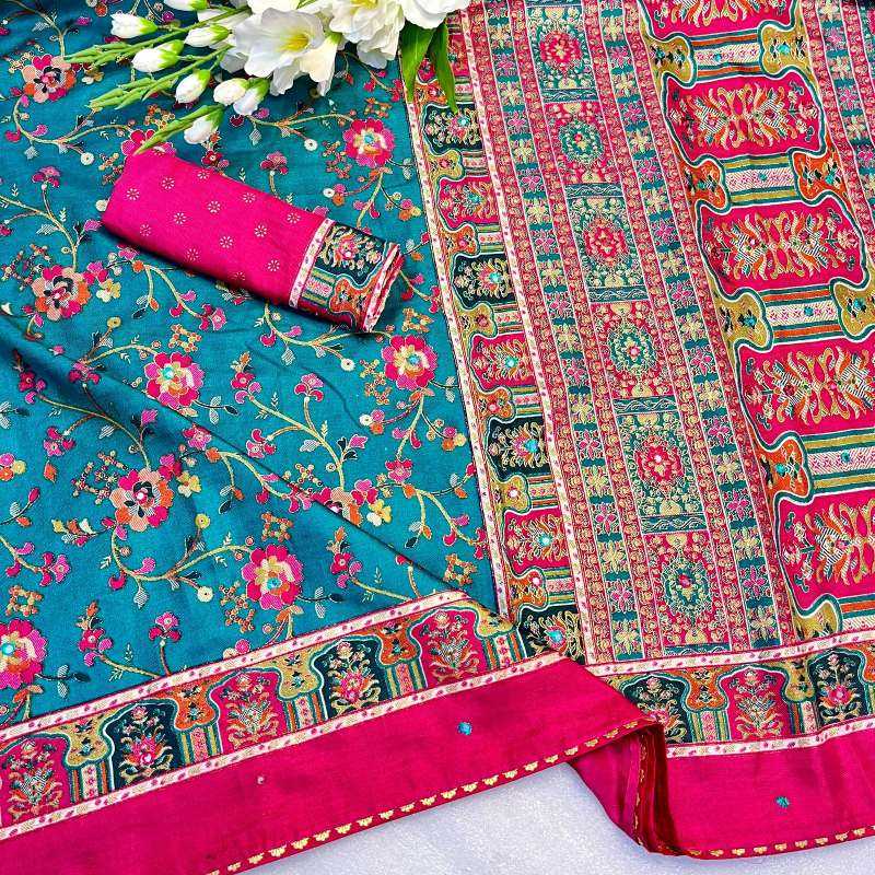 YNF Wholesale Pashmina Soft Silk Sarees  | Surat Manufacturer