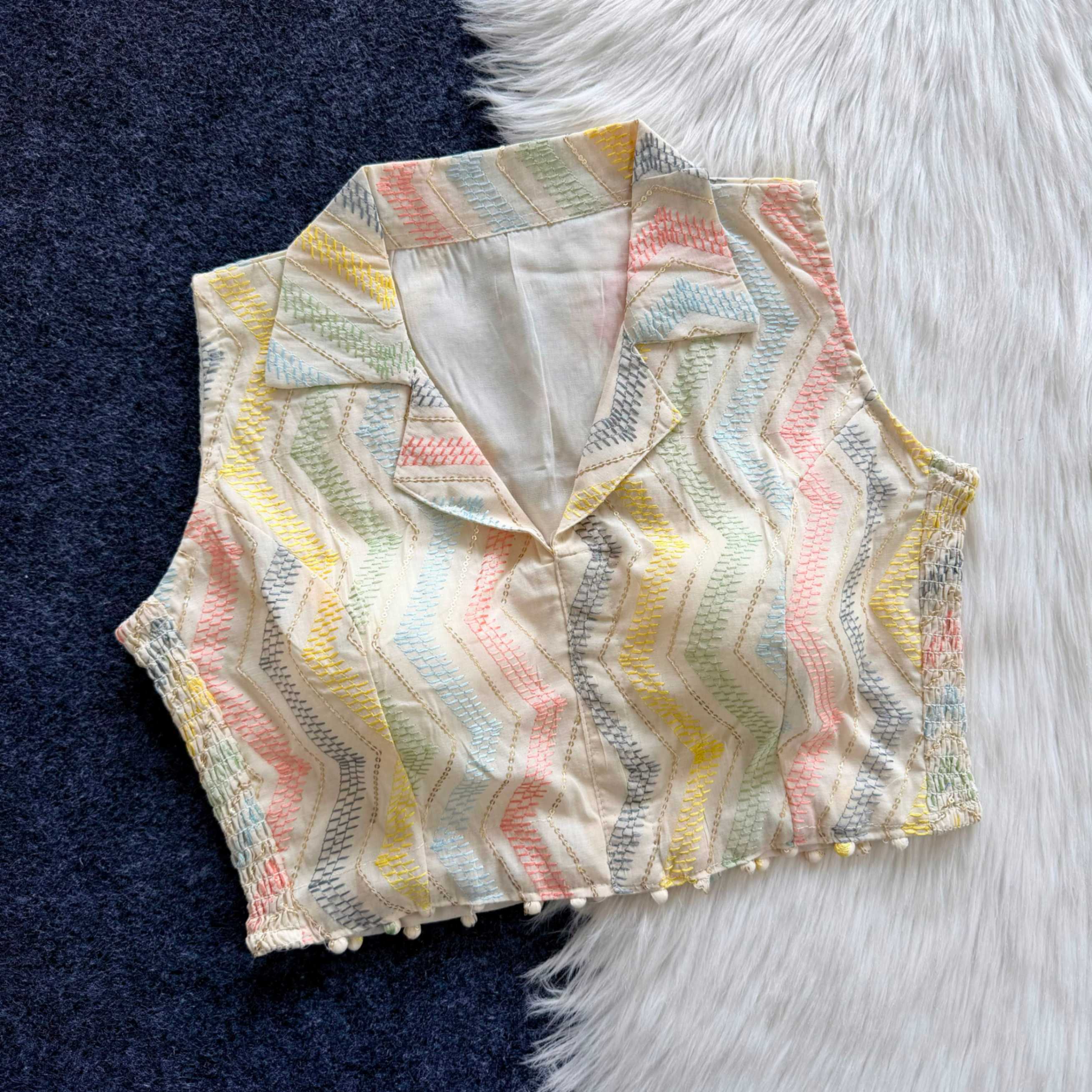 YNF Wholesale Khadi Cotton Stretchable Blouse  | Surat Manufacturer