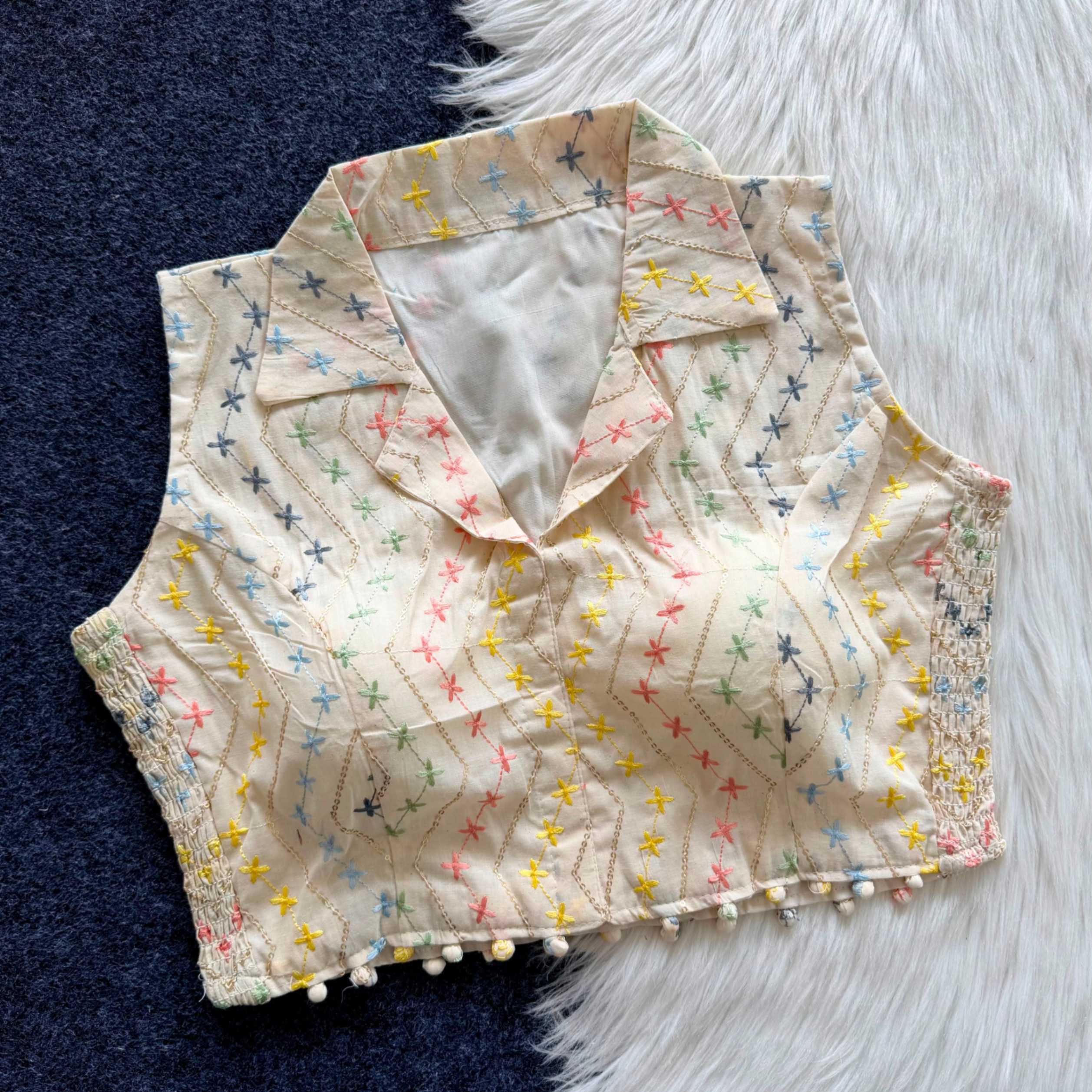 YNF Wholesale Khadi Cotton Stretchable Blouse  | Surat Manufacturer