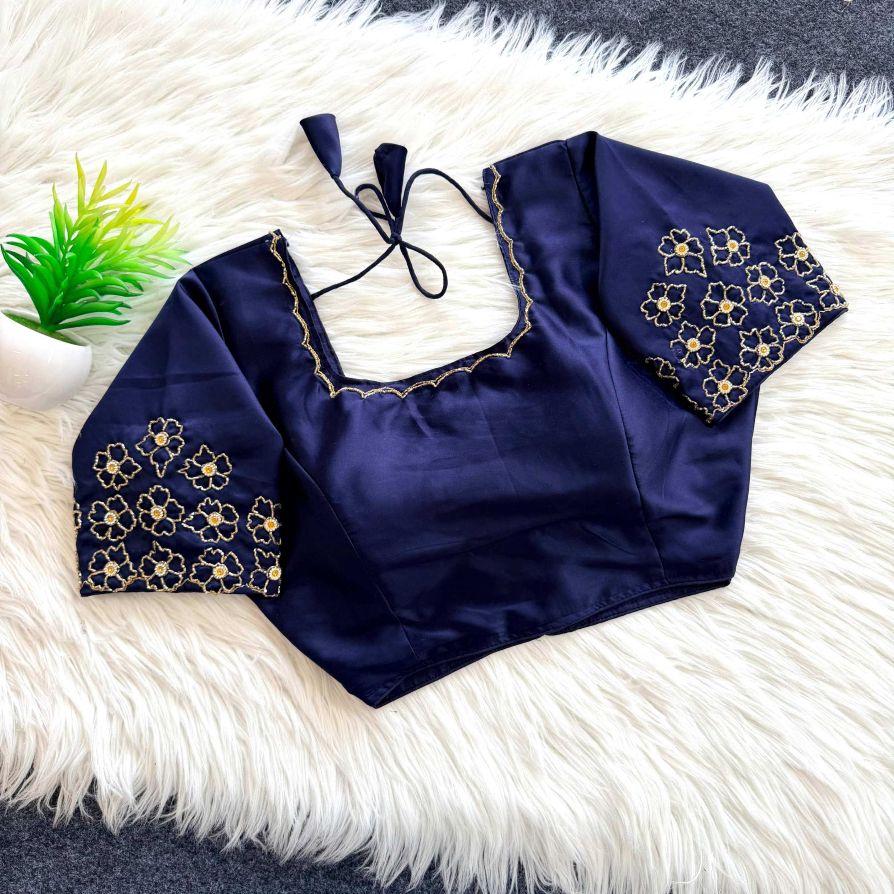 YNF Wholesale Pure Silk Designer Blouse  | Surat Manufacturer