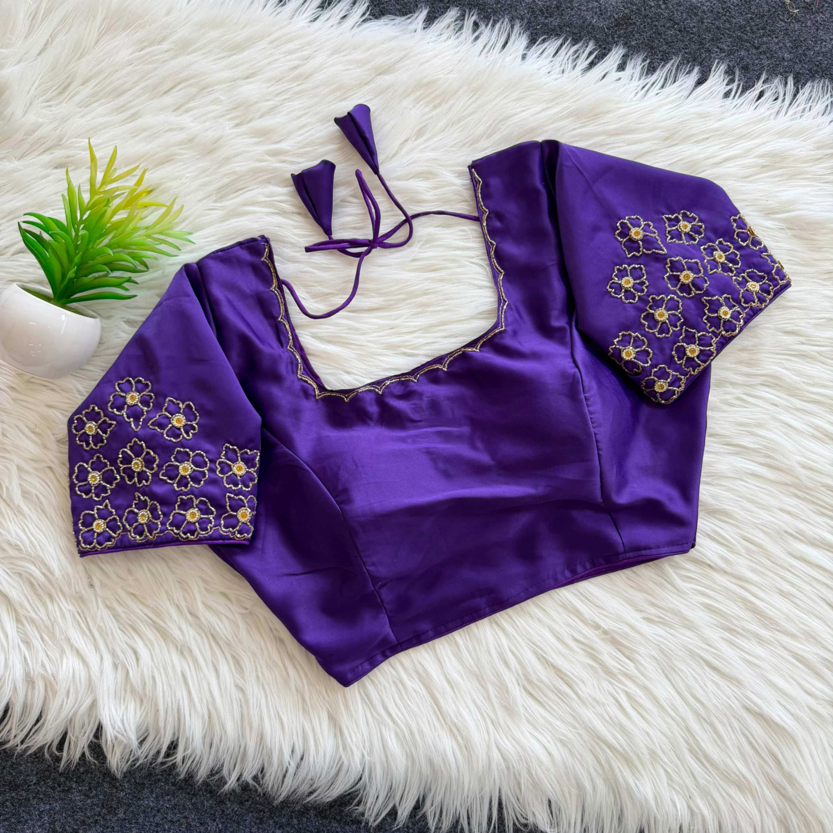 YNF Wholesale Pure Silk Designer Blouse  | Surat Manufacturer