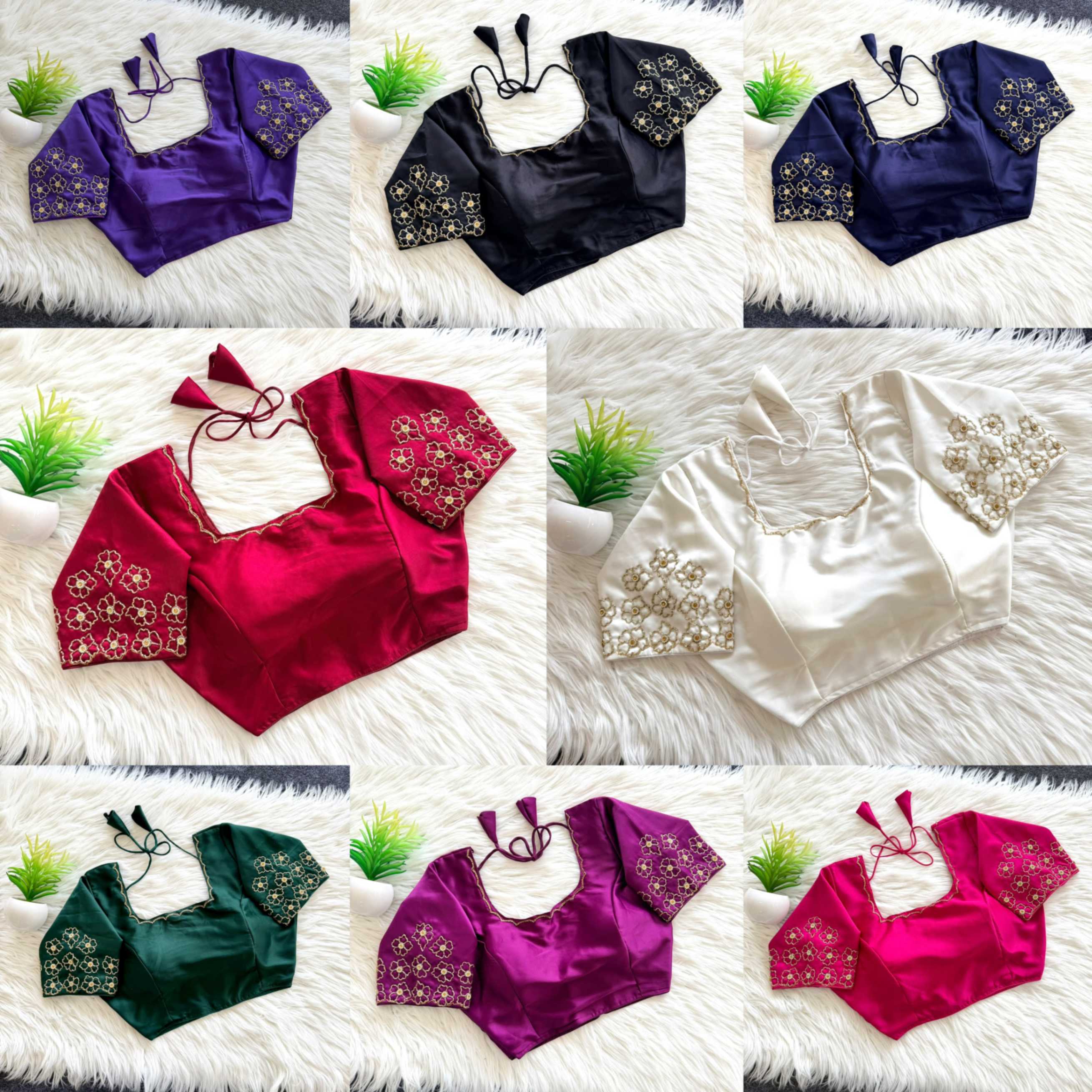 YNF Wholesale Pure Silk Designer Blouse  | Surat Manufacturer