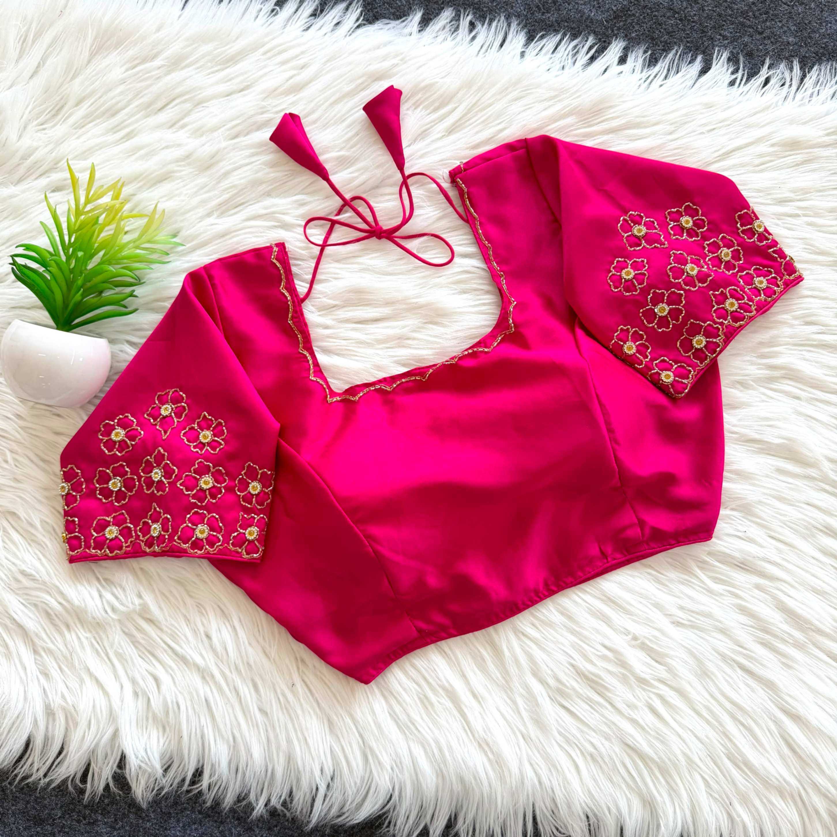 YNF Wholesale Pure Silk Designer Blouse  | Surat Manufacturer